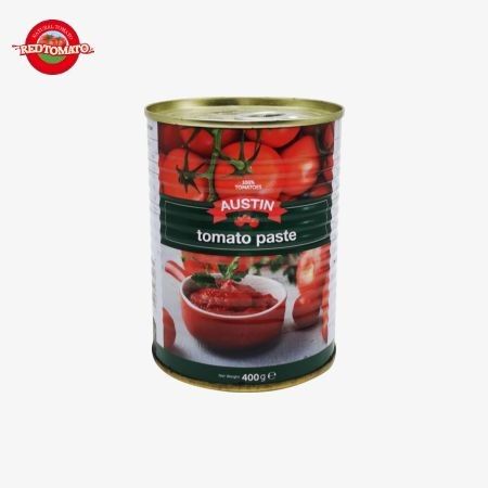 400g 缶詰 トマトペースト 蓋を開けるのが簡単 濃縮されたダブル 中国 工場生産 工場価格
