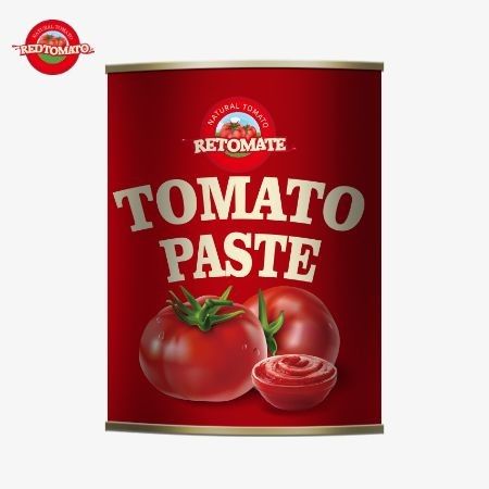 198g 缶詰トマトペスト ISO HACCP BRC と FDA 生産基準に準拠して生産