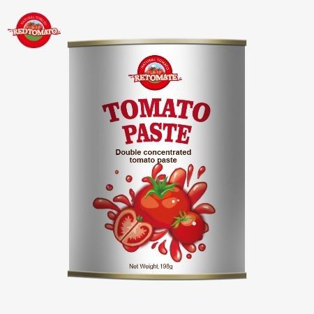 198gグラム ISO HACCP と BRC 規格と FDA 生産基準を満たしている 缶詰トマトペスト