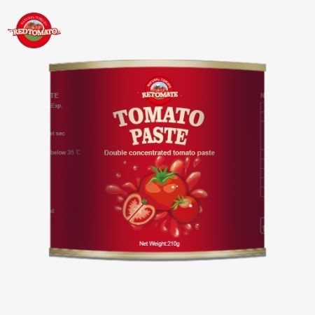 210g缶詰トマトペストはISO HACCP BRCとFDAが設定した生産基準に準拠しています