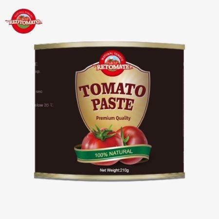 210g 缶詰のトマトペーストは FDAの食品安全基準に準拠しています