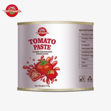 210gトマトパスタ缶詰はISO HACCP BRC FDAの生産基準を満たしています