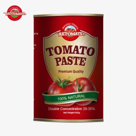 400g缶のトマトペストはISO HACCP BRCとFDAの生産基準を満たしています