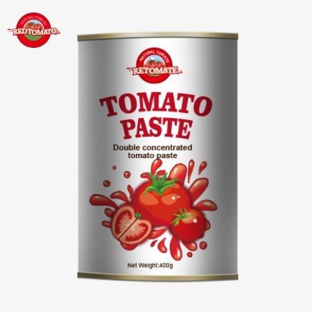 400gトマトパスタ缶詰は,厳格に遵守された最強の国際食品安全基準を満たしています.