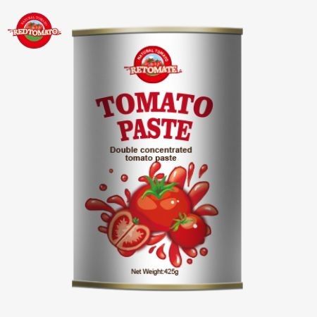 425gの缶詰トマトペストは ISO HACCP BRCとFDAの規制によって設定されたグローバル基準に準拠しています
