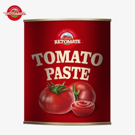 800gの缶詰トマトペストは,ISO HACCP BRCとFDAを含む国際品質と安全基準に準拠しています.