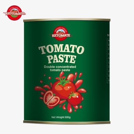 800g缶詰トマトペーストは 国際的な品質・安全基準を厳格に遵守しています