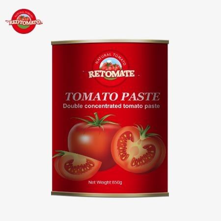 高品質 850g 缶詰トマトペースト 28/30% ブリックスの濃度