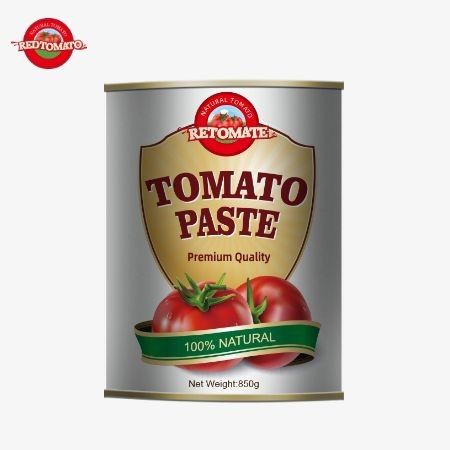 中国からの濃縮トマトペスト 添加物なし 美味しい 簡単に開ける850g缶詰に
