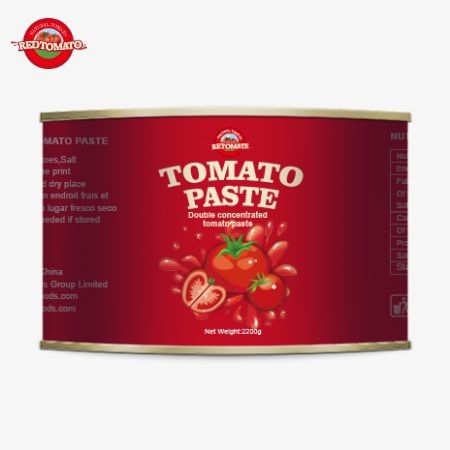 トマトファクトリー 28-30% ブリックス 缶詰 トマトペースト 2200g 缶詰 トマトペースト 高品質 新鮮