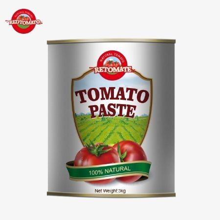 ケータリングおよび卸売向けのブリックス 28 ～ 30% および ISO 認証のトマトペースト缶詰 3kg