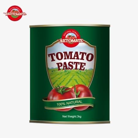 3kg缶詰トマトペスト ISO HACCP BRC と FDA 生産基準に準拠