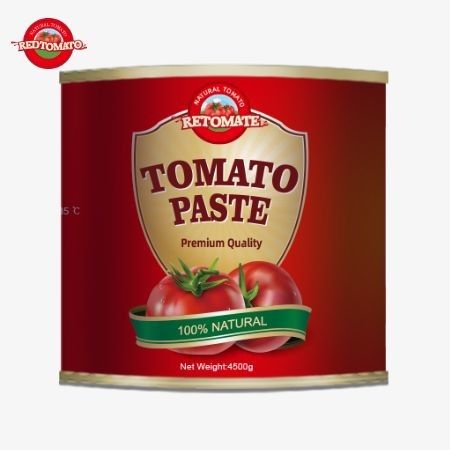 4500g 缶詰トマトペストは,FDAの生産基準に加えて,ISO HACCPとBRC基準を満たしています.