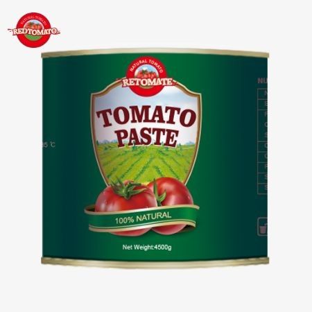 4500g缶詰トマトペストは,ISO HACCP基準を満たし,FDAの生産規則に準拠しています.