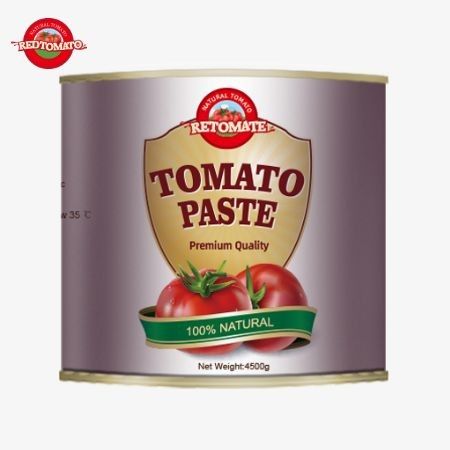 2024年の新品:4.5kg オープン・アセプティック・オーガニックトマトペスト,28-30% ブリックスの二重濃度