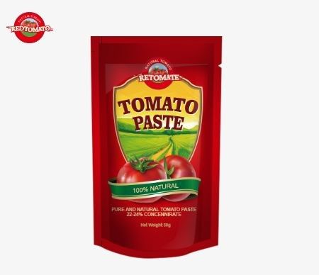 50gのスタンドアップサケットトマトペストはISO HACCPとBRC基準を満たし,工場価格の遵守を保証します