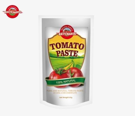 50gのスタンドアップサケットトマトペストは,工場価格の遵守を保証するISO HACCPとBRC基準を満たしています.