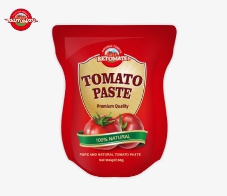 56g スタンドアップポック 濃縮したトマトペスト 純度28%から100%
