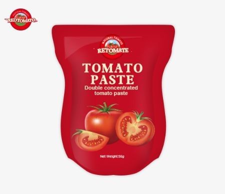 スタンドアップサケットトマトペストの卸売, 56gと70gのサイズで入手できます 添加物なしで純粋な製品を提供しています
