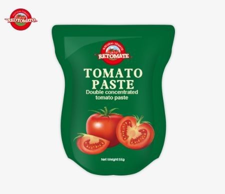 スタンドアップサケットトマトペストの卸売, 56gサイズで入手できます 添加物なしで純粋な製品を提供しています