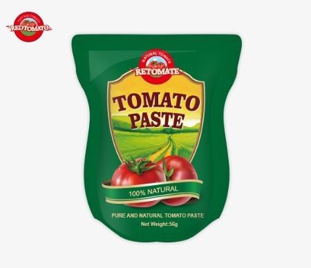 スタンドアップサケットトマトペストの卸売 56gサイズで入手できます 添加物なしで純粋な製品を提供しています