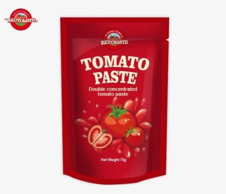 カスタム 70g トマトペースト スタンダップポケット パーフェクト 食品パッケージング パーソナライズド印刷
