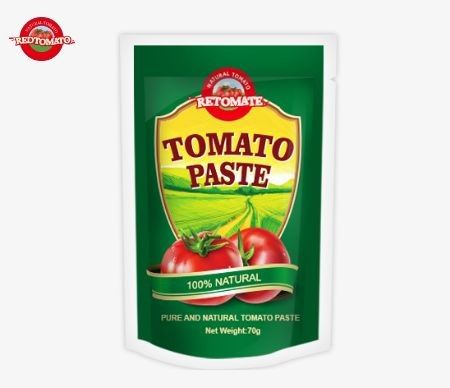 パーフェクトの70gトマトスタンドアップポケットは,カスタマイズされた印刷で食品包装に最適です.