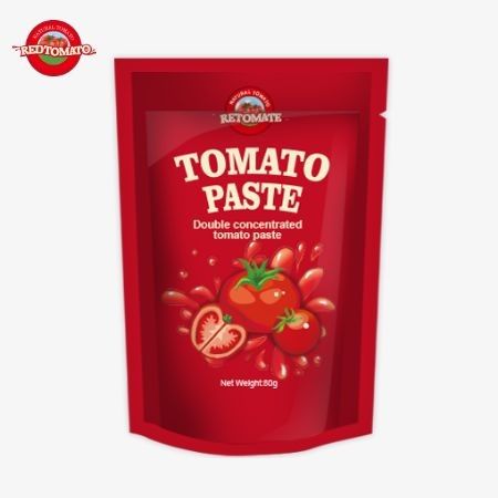 スタンドアップポケット 純度30%~100%の80gの二重濃縮トマトパスタ