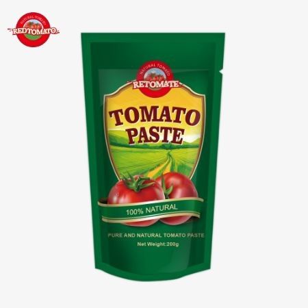 200g スタンドアップサケット トマトペストはISO HACCPとBRC規格に準拠し,工場価格の遵守を保証します