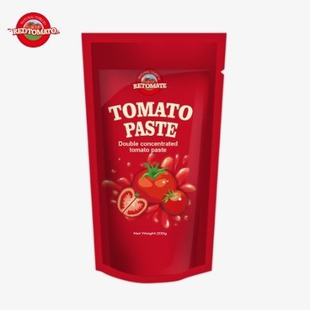 200gのスタンドアップサケットトマトペストはISO HACCPとBRC基準を満たし,工場価格の遵守を保証します