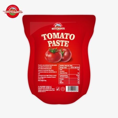 340gのスタンドアップサケットトマトペストは,ISO,HACCPとBRCの工場価格遵守に準拠しています.