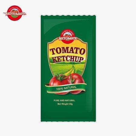 30g OEM トマト ケチャップ サケット 純粋な天然味 ISO HACCP BRC とFDA 品質と安全基準を満たす