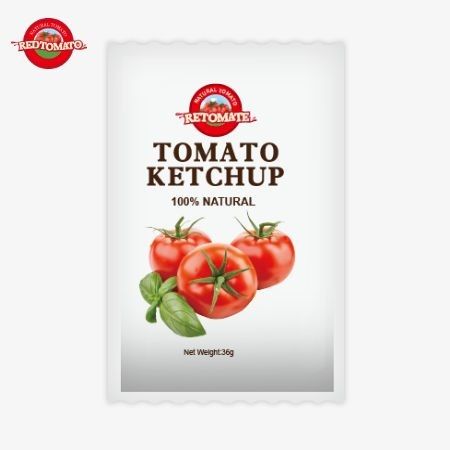 OEM 36g トマト ケチャップ サケット 中国 工場から 純粋な天然成分で製造 工場価格で提供