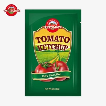 中国からのプレミアム50gケチャップサケット ISO,HACCP,FDAによって認証され,工場価格で入手可能