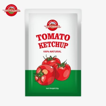 中国 工場直販 OEMプレミアム 50g 小袋 ケチャップ 工場価格 直販