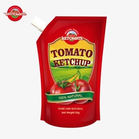 OEM標準 56g 純粋で天然味のケチャップサケット 国際生産基準に準拠