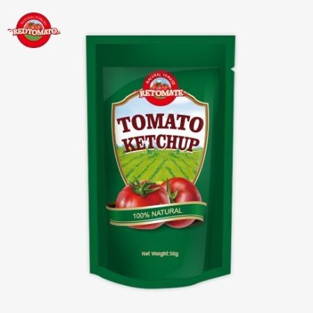 ISO 認定 工場製 サケット ケチャップ 56g 純粋で天然の甘酸味