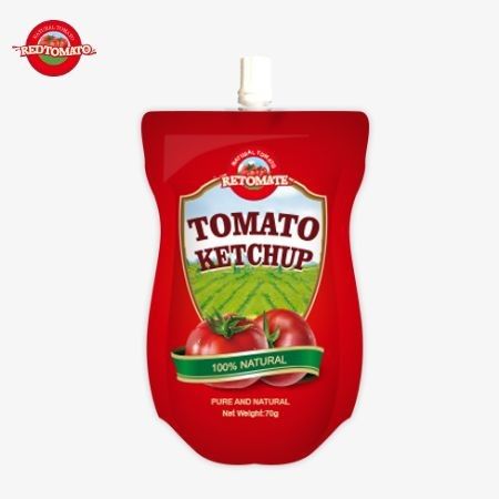 70gケチャップサケット 純天然味 便利で国際標準 工場価格で入手可能