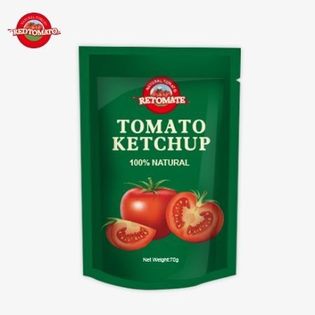 純天然味の70gケチャップサケットは 工場価格で 国際基準を満たしています