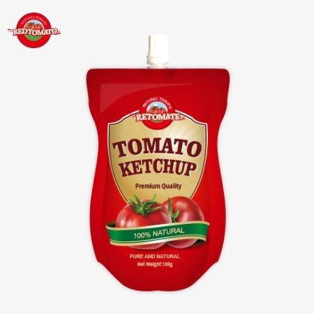 OEM中国 工場価格 100g 甘酸天然ケチャップ 袋 漬けソース 袋