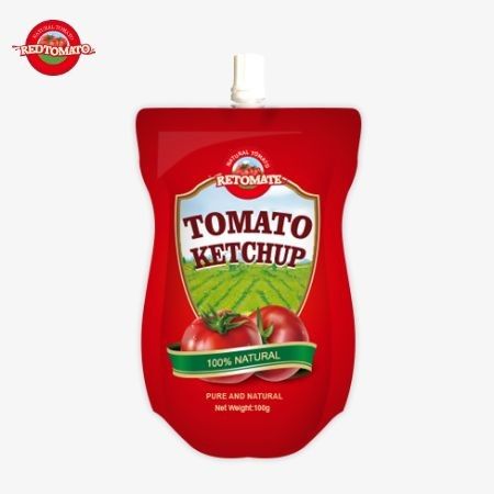 中国OEM 工場価格 100g 甘苦しいサケット ケチャップポック 全天然調味料