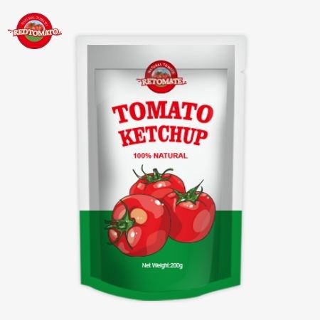 OEM 200g サケット ケチャップ 純粋な天然味で,中国工場価格に最適