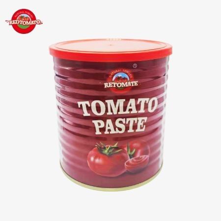 レトマート 独自のブランド 800g 缶詰トマトペースト ブリック28-30% ブランドとパッケージデザインを提供