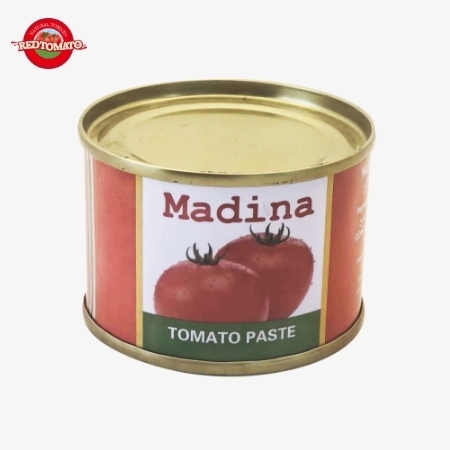 マディナ 70g ブリックスのトマトペースト 28~30% ブランドとパッケージデザインを提供