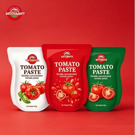 340g スタンダップサケット トマトペスト 3重濃度とISO HACCP BRC 標準