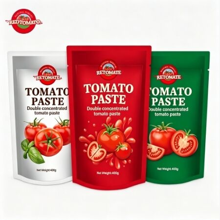 400g スタンドアップサケット トマトペースト 便利で 多様な調理のために30%~100%純粋