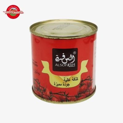 198g 缶詰のトマトペースト ハードオープン 蓋 美味しい新鮮トマトペースト