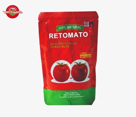 OEM 三重濃縮トマトペスト 100g スタンドアップサケット 30%-100% 純度