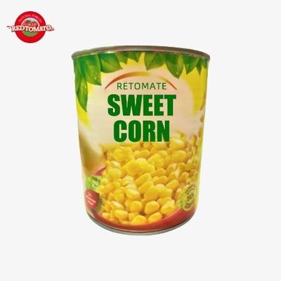 850g 混ぜた野菜の缶詰 OEM 黄色のパンチ 甘いトウモロコシの缶詰