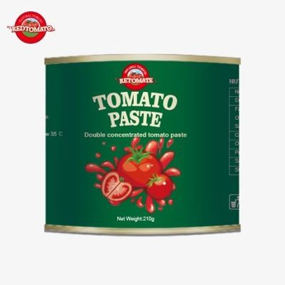 210gトマトペストは,一貫して国際品質のISO HACCP BRCとFDAを満たしています.
